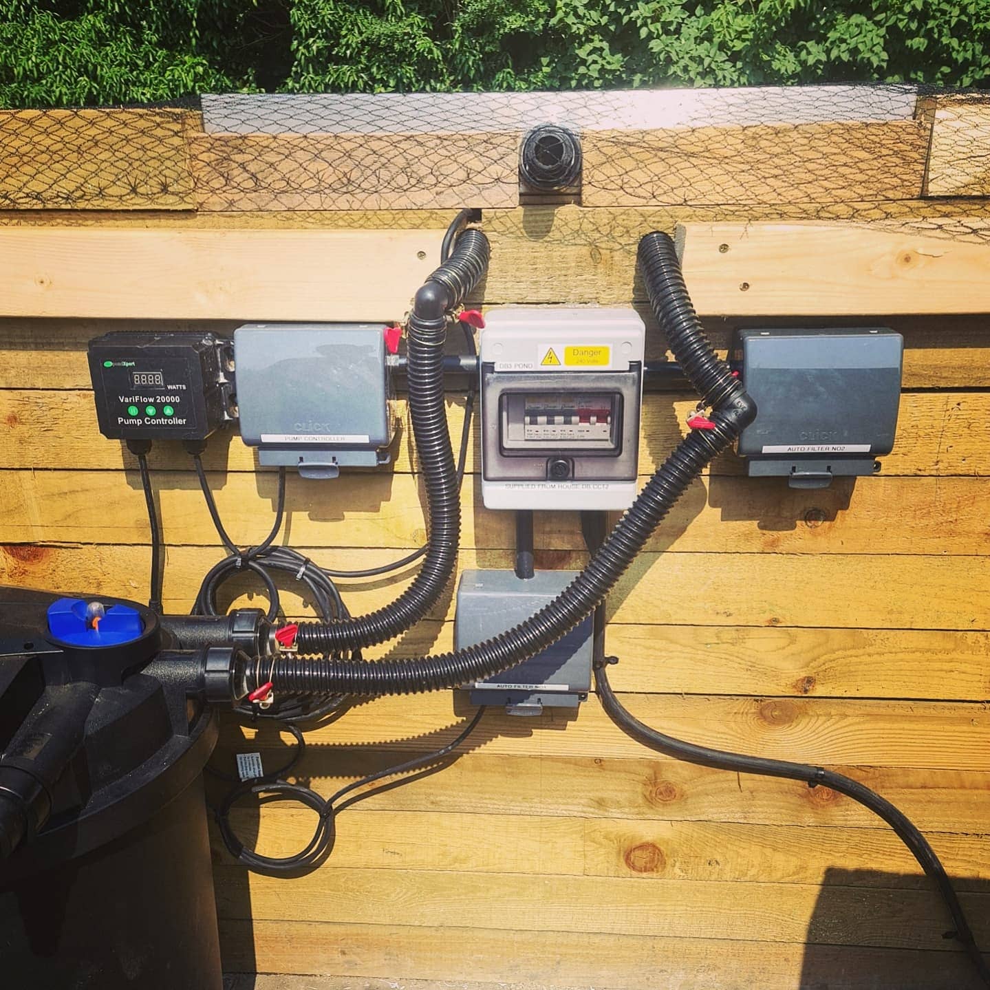 Garden Pond Electrical Circuit